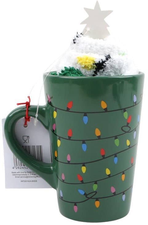 DOLCE VITA GIFTS Tasse & Socken X-Mas Geschenkpackung