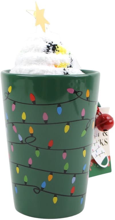 DOLCE VITA GIFTS Tasse & Socken X-Mas Geschenkpackung