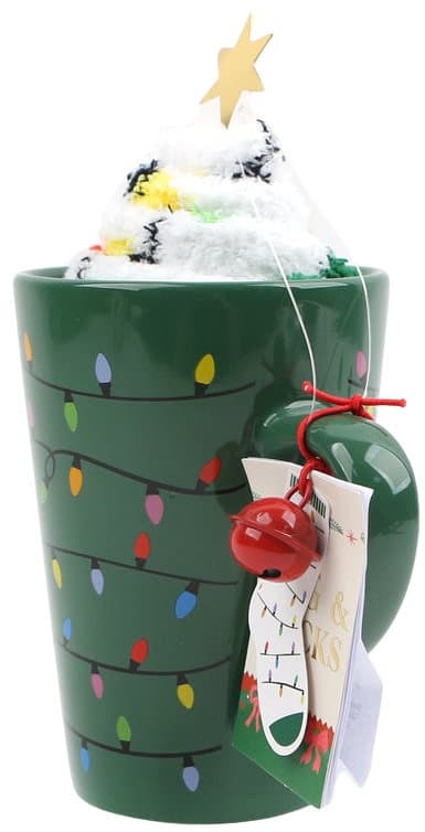 DOLCE VITA GIFTS Tasse & Socken X-Mas Geschenkpackung