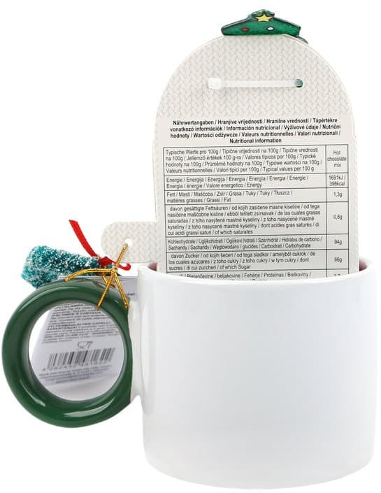 DOLCE VITA GIFTS Tasse & Trinkschokoladenmischung Christmas Geschenkpackung