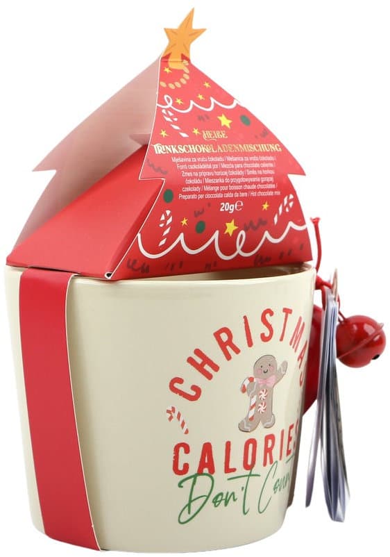 DOLCE VITA GIFTS Tasse & Trinkschokoladenmischung Geschenkpackung