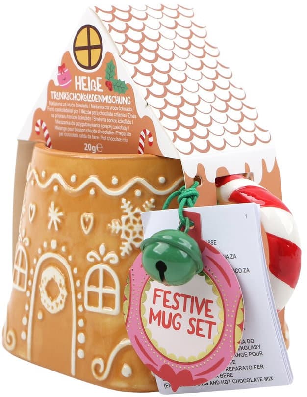 DOLCE VITA GIFTS Tasse & Trinkschokoladenmischung Gingerbread Geschenkpackung