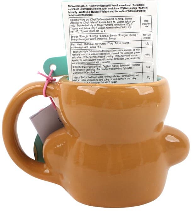 DOLCE VITA GIFTS Tasse & Trinkschokoladenmischung Lebkuchenmann Geschenkpackung
