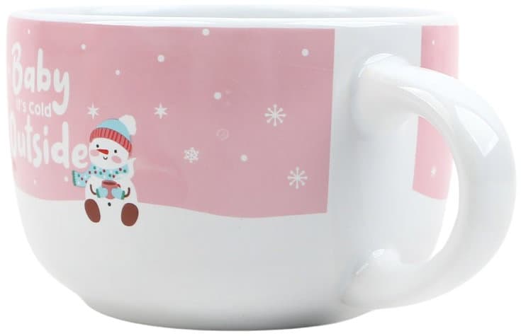 DOLCE VITA GIFTS Tasse Snowman Geschenkpackung