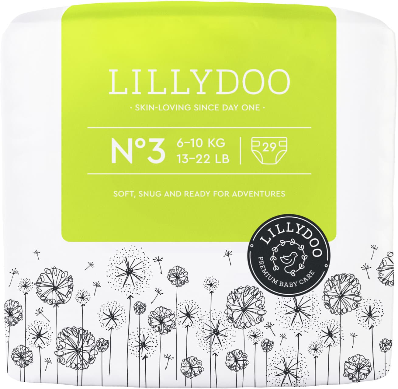 LILLYDOO Windeln Größe 3, 6-10 kg