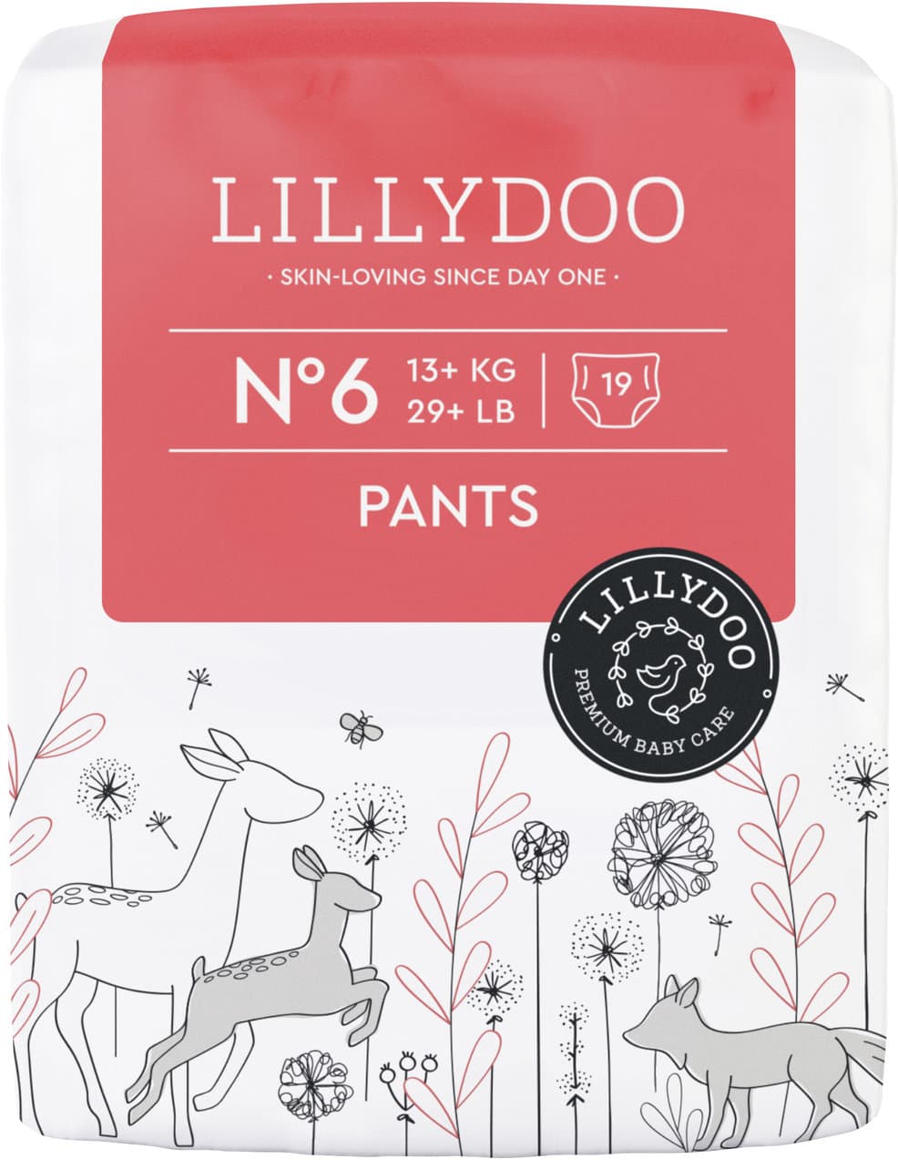 LILLYDOO Hautfreundliche Pants, Größe 6 (13+kg)