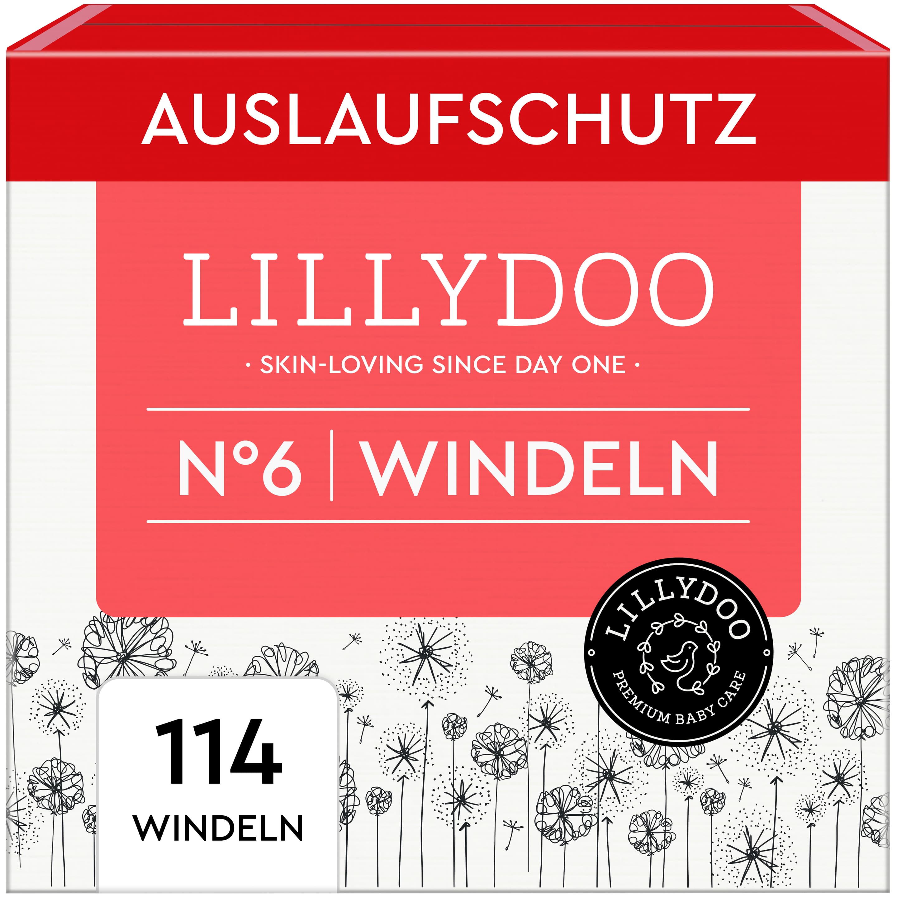 LILLYDOO Hautfreundliche Windeln Monatsbox, Größe 6 (13+kg)