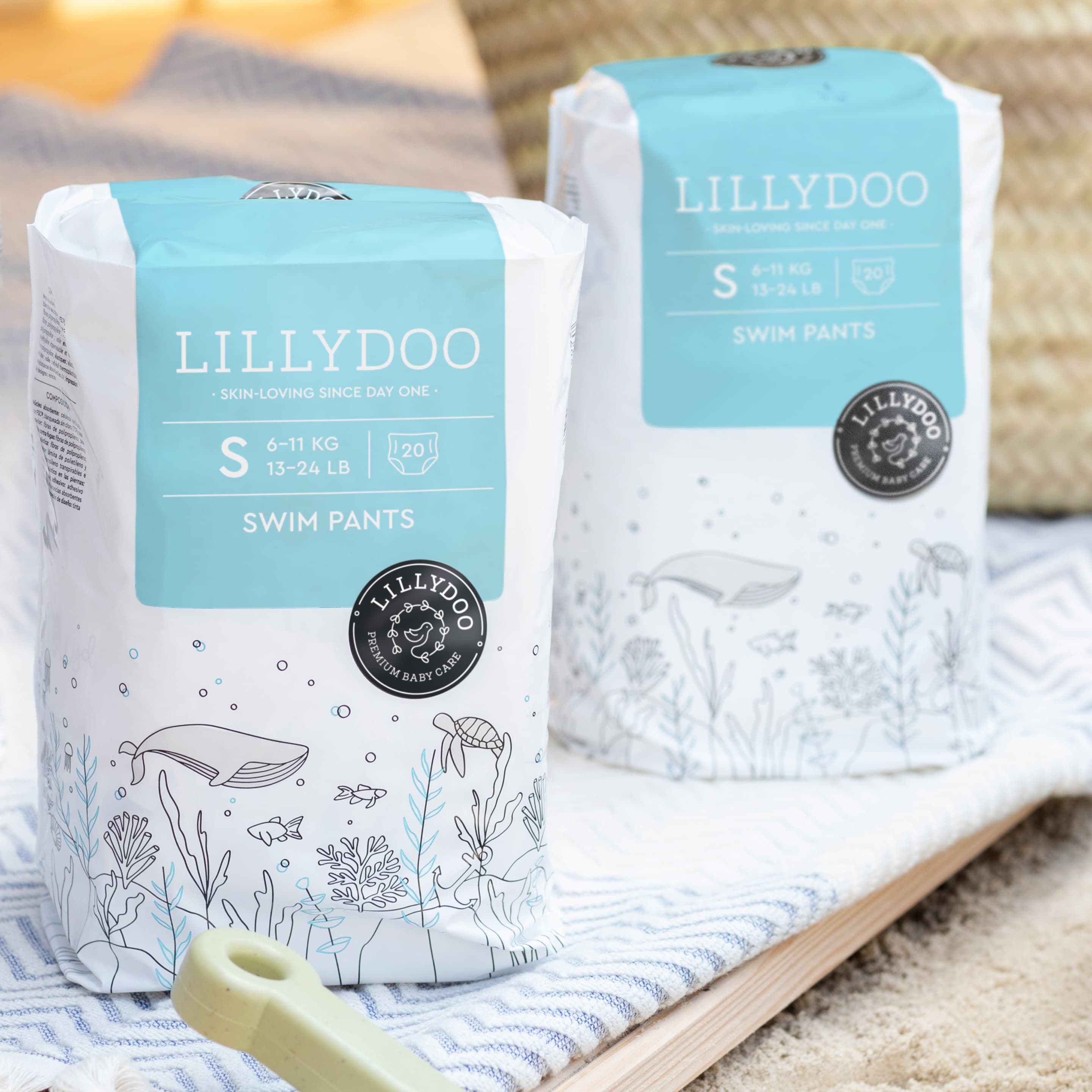 Produktbild LILLYDOO Hautfreundliche Schwimmwindeln, Größe S (6-11kg) 2er Pack 4 von 7