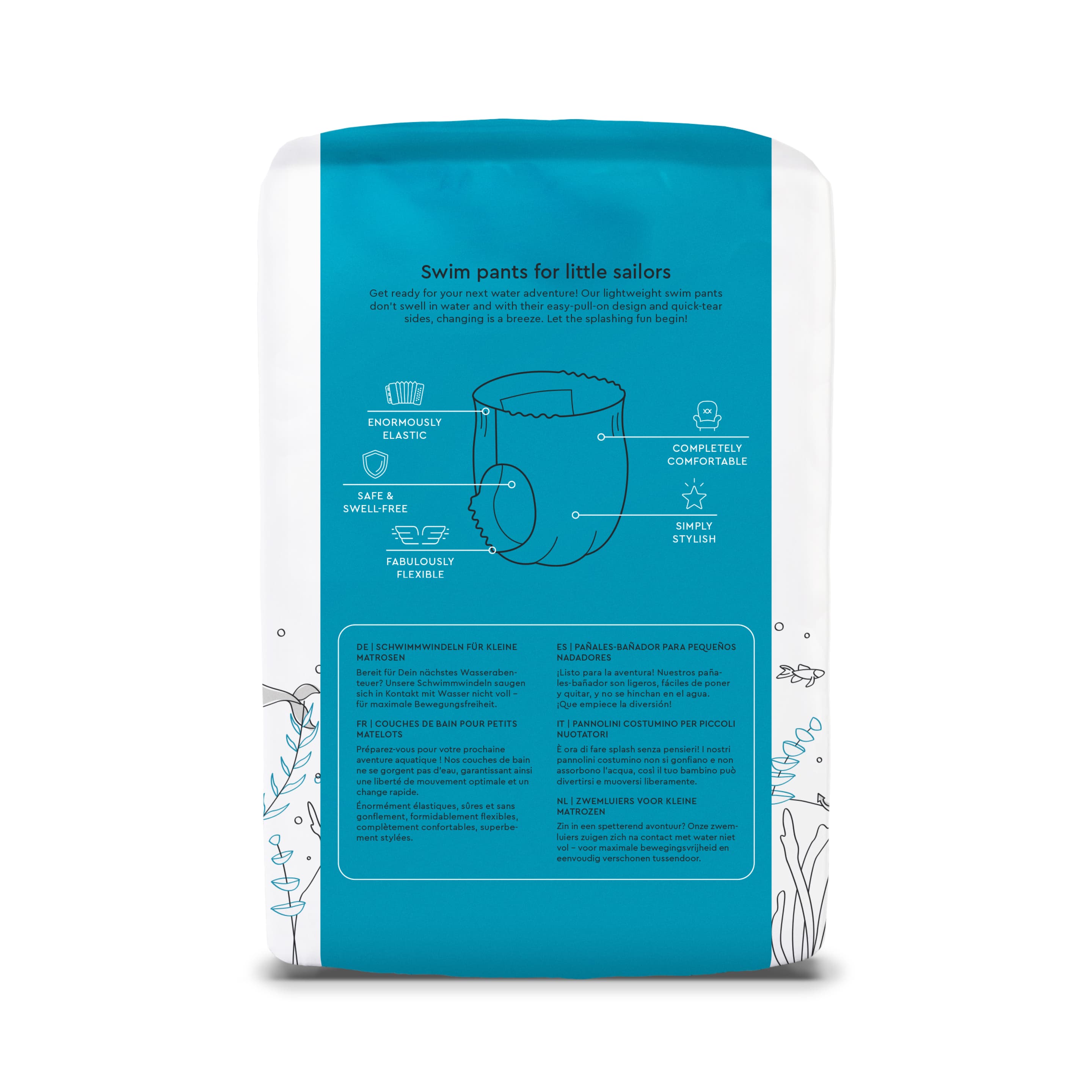 Produktbild LILLYDOO Hautfreundliche Schwimmwindeln, Größe L (14+kg) 2er Pack 2 von 7
