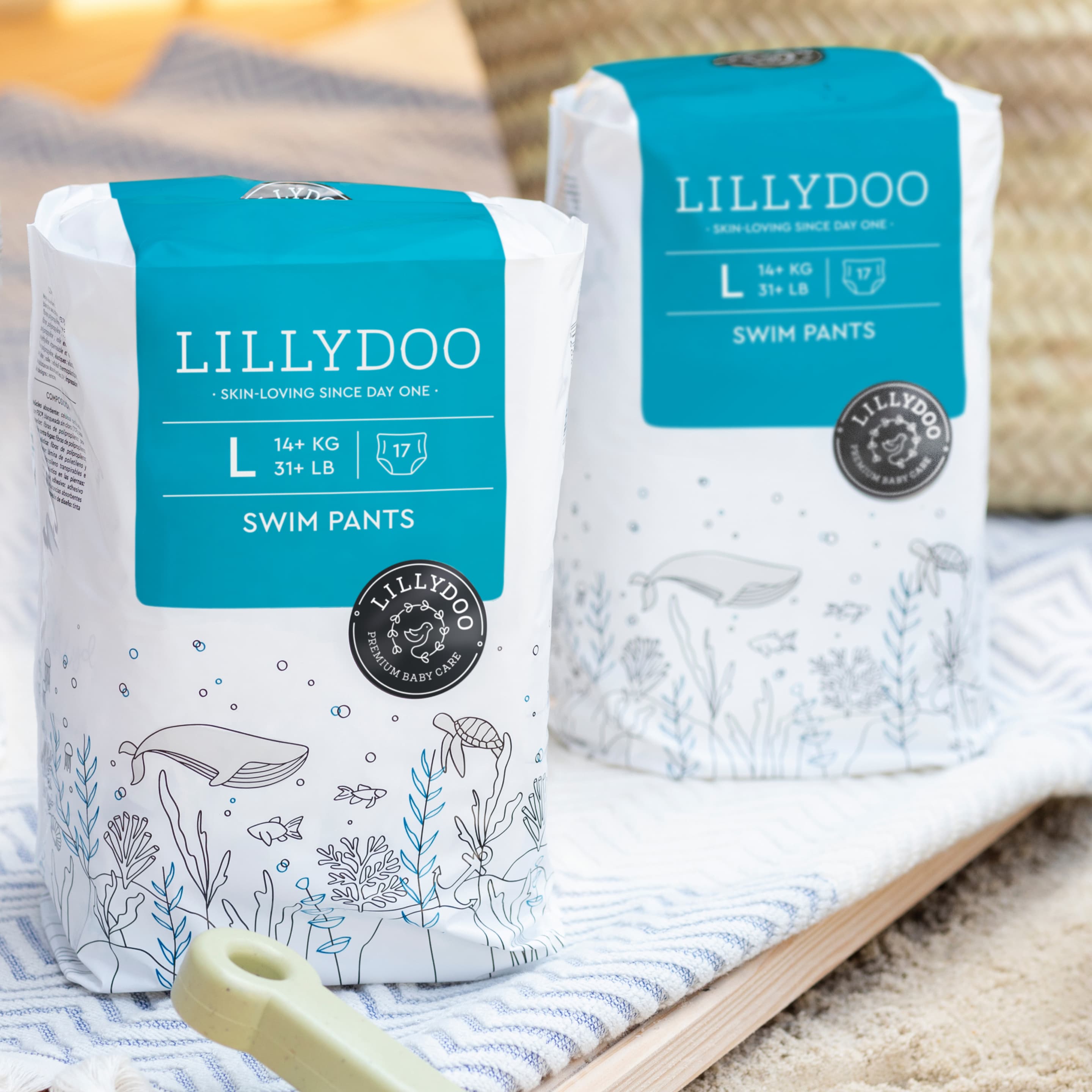 Produktbild LILLYDOO Hautfreundliche Schwimmwindeln, Größe L (14+kg) 2er Pack 4 von 7