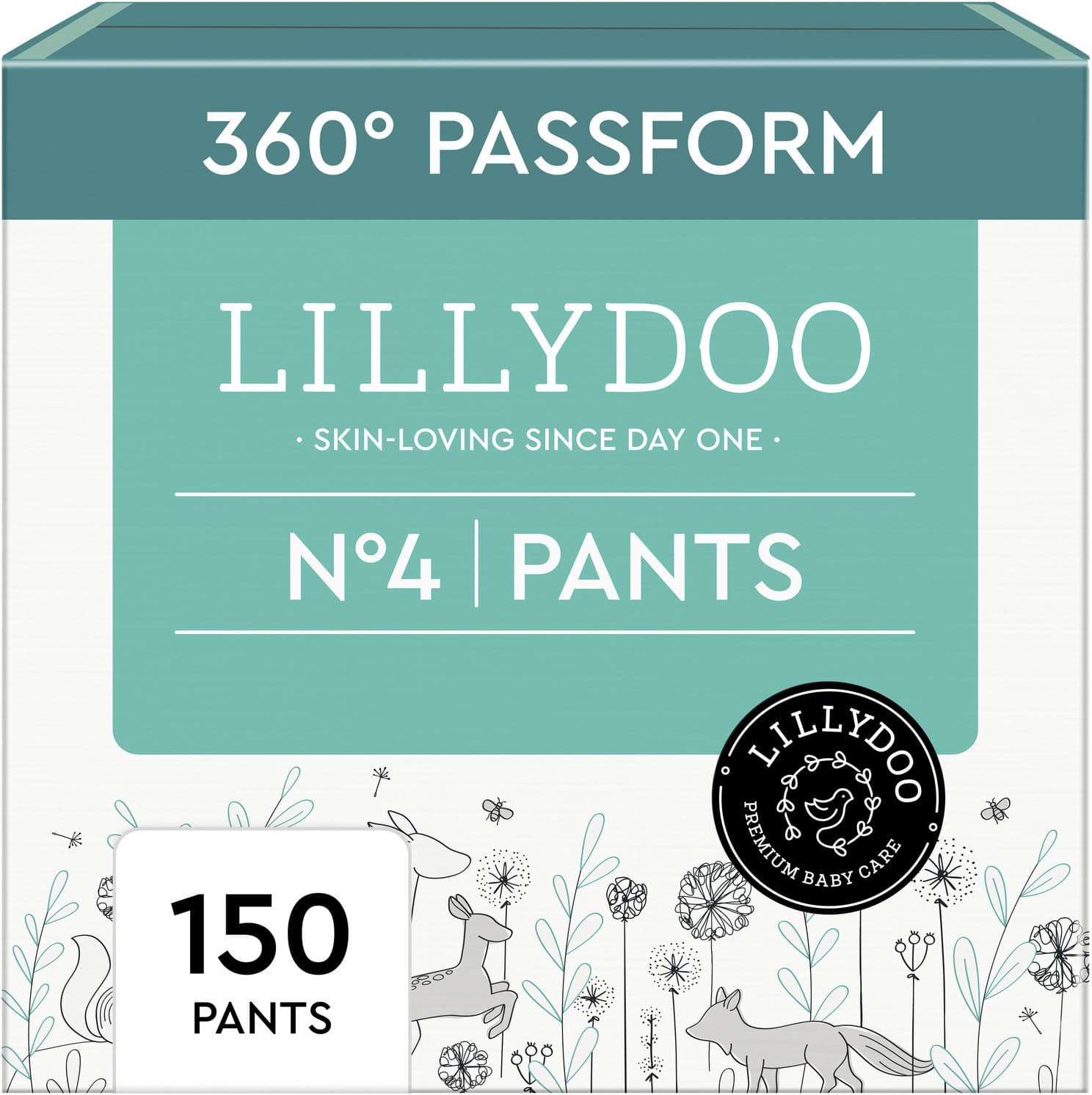 LILLYDOO Hautfreundliche Pants, Größe 4 (9-14 kg), Monatsbox