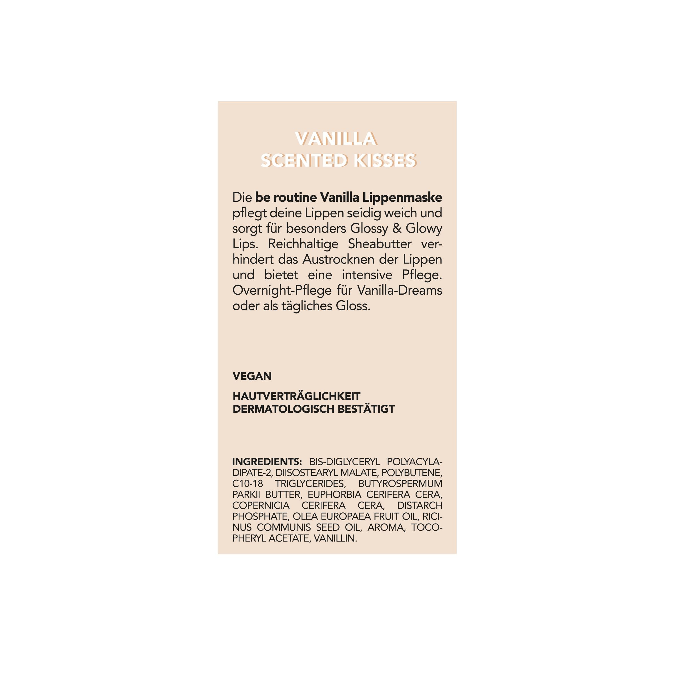 Produktbild be routine Lippenmaske Vanilla 2 von 3