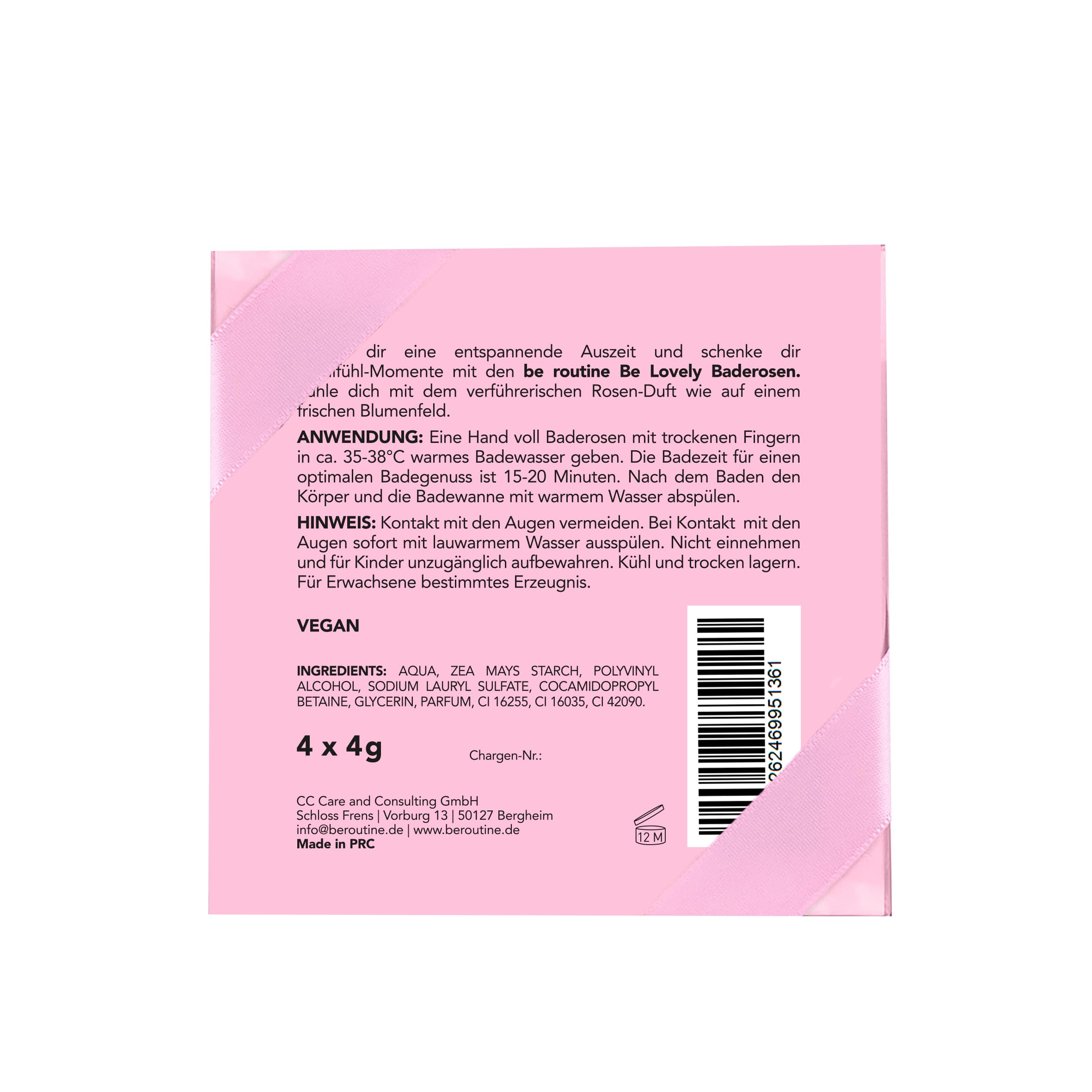 Produktbild be routine Be Lovely Baderosen Geschenpackung 2 von 2