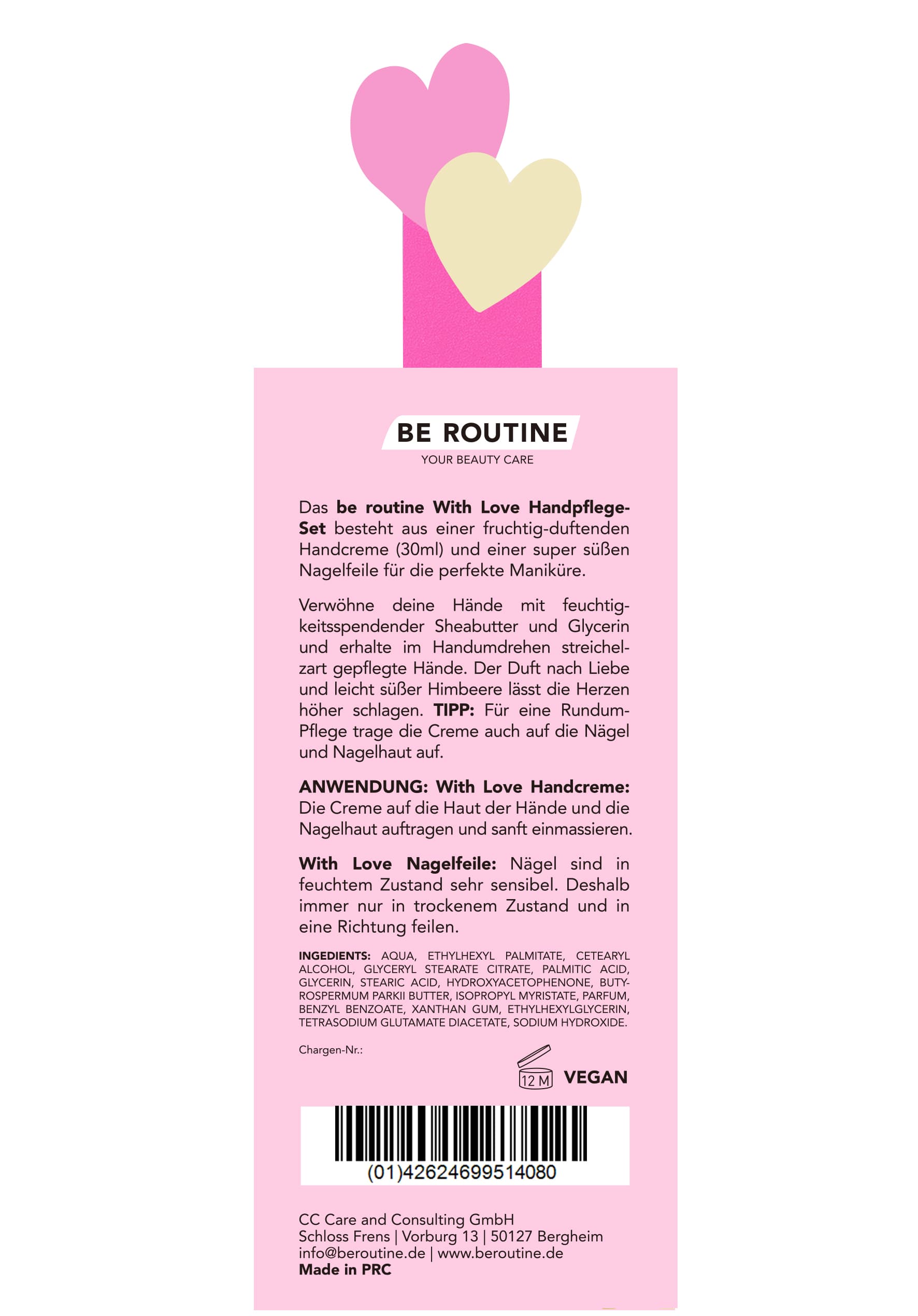 Produktbild be routine Handpflege-Set With Love Geschenkpackung 2 von 2