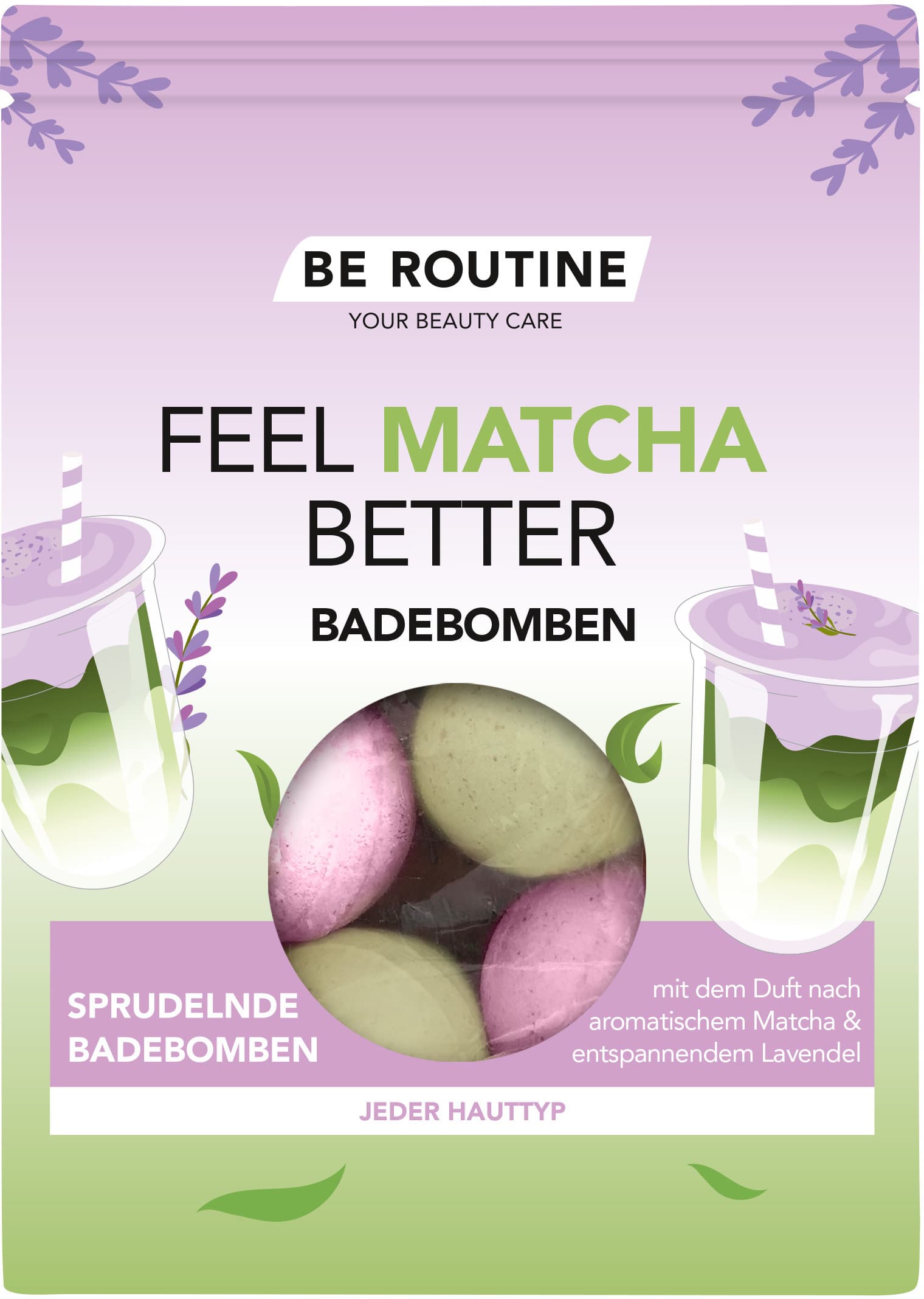 be routine Badebomben Feel Matcha Better 
