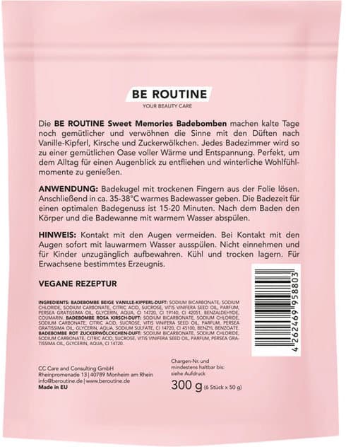 be routine Badebomben Sweet Memories