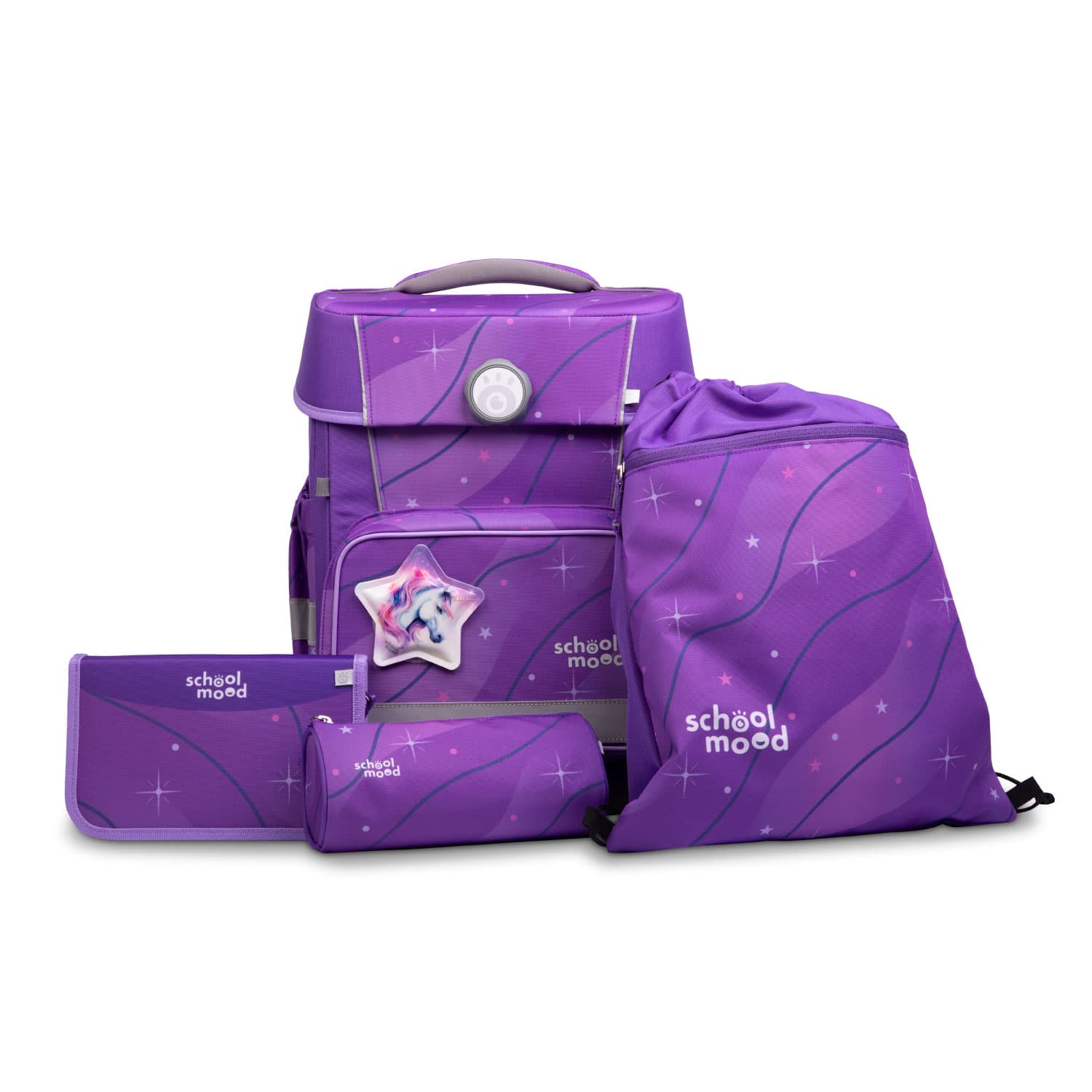 Champion Basic Marie (Pegasus), 5-tlg. Schulranzenset