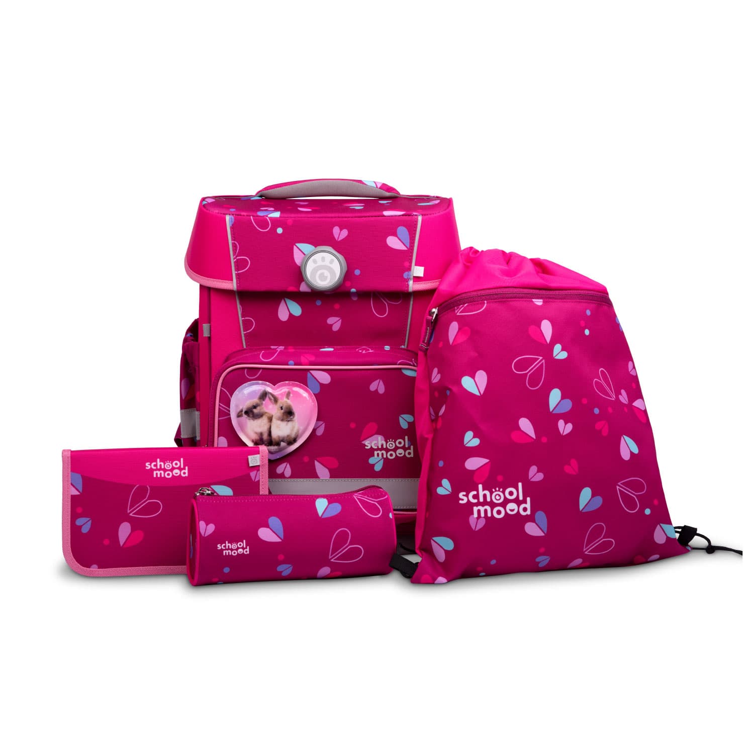 Champion Basic Klara (Häschen), 5-tlg. Schulranzenset