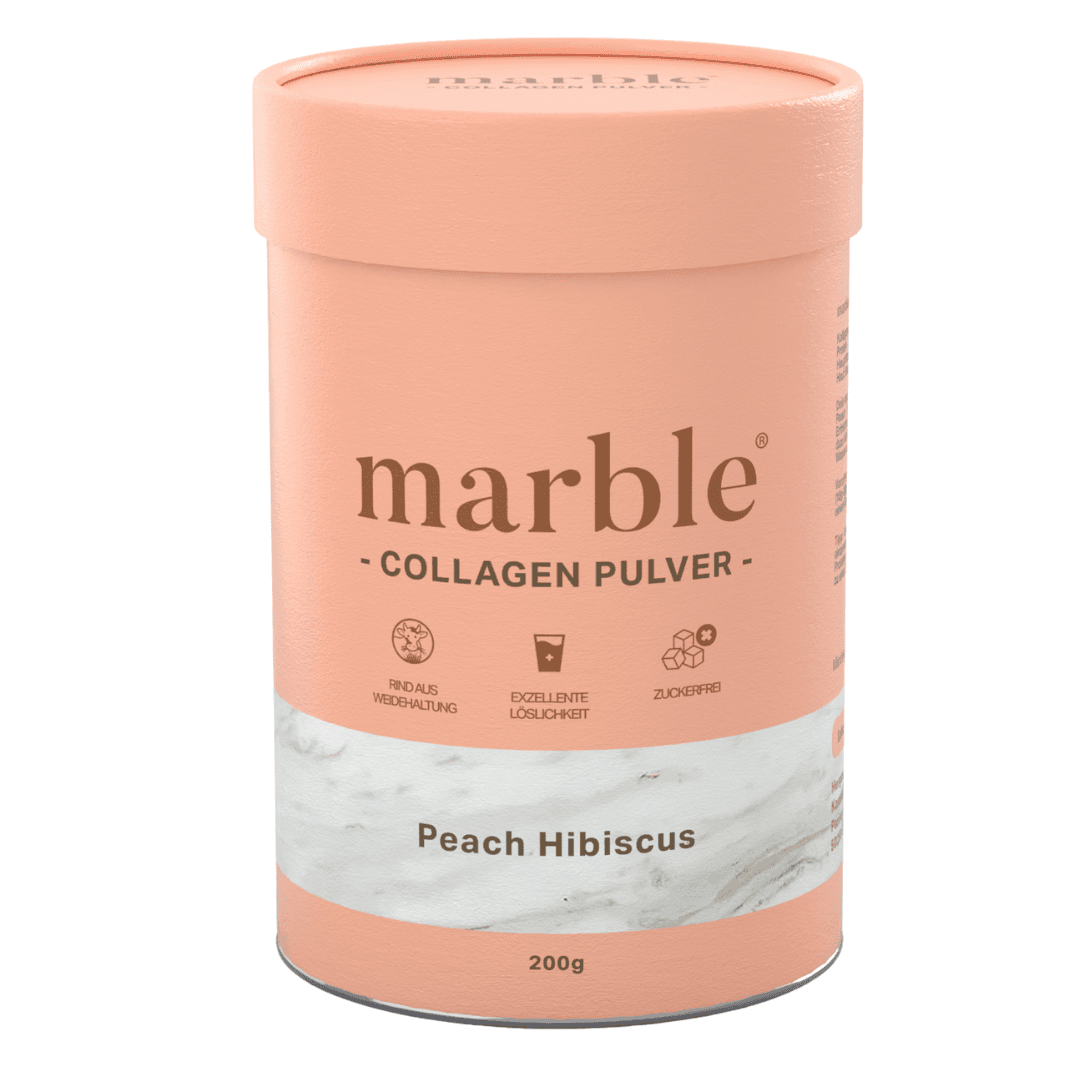 marble® Kollagen Pulver Peach Hibiscus