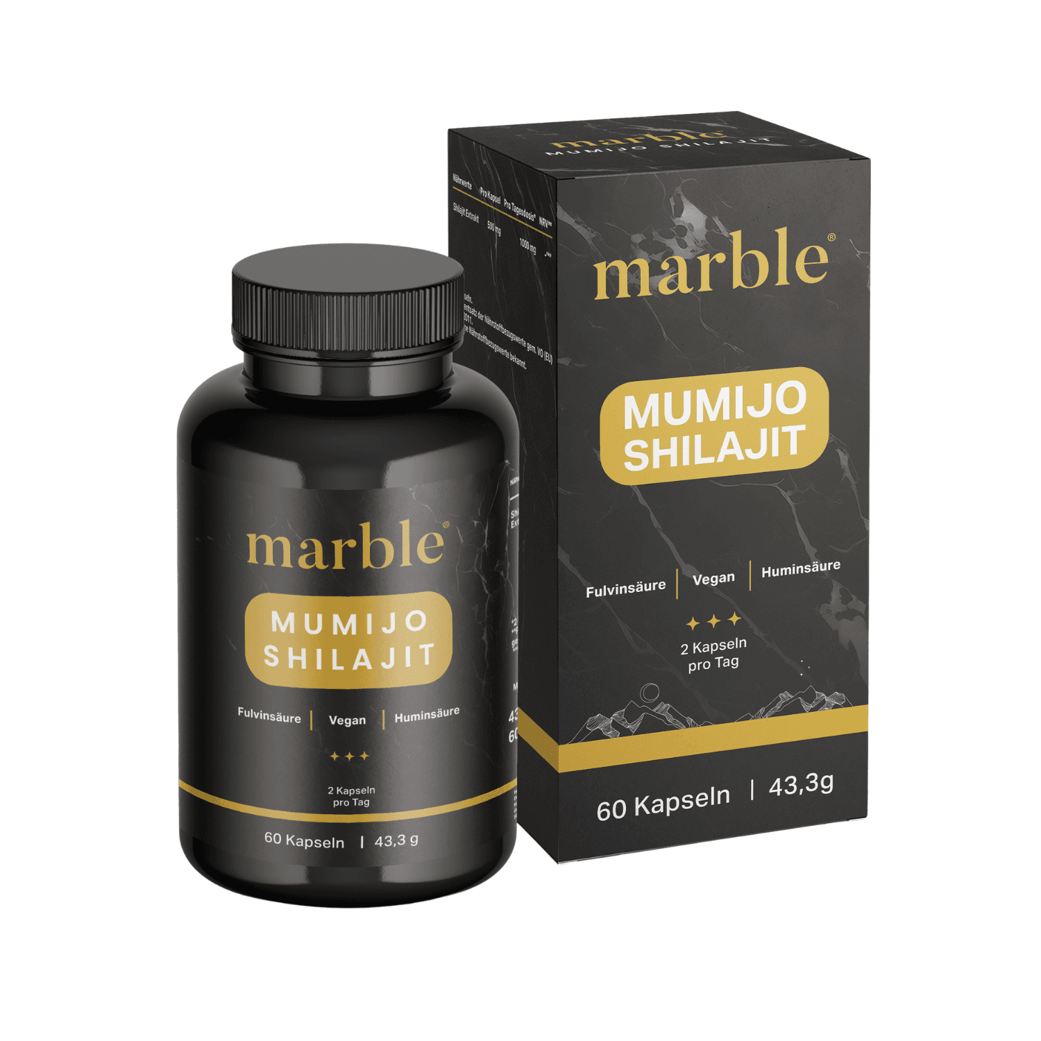 marble® Mumijo Shilajit Kapseln
