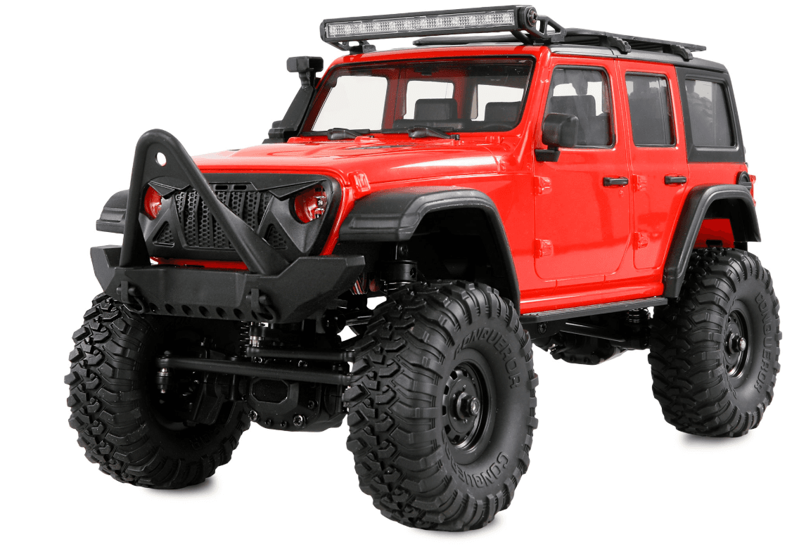 Amewi AMXRock Mini Crosstrail Scale Crawler 4WD 1:16 RTR – rot