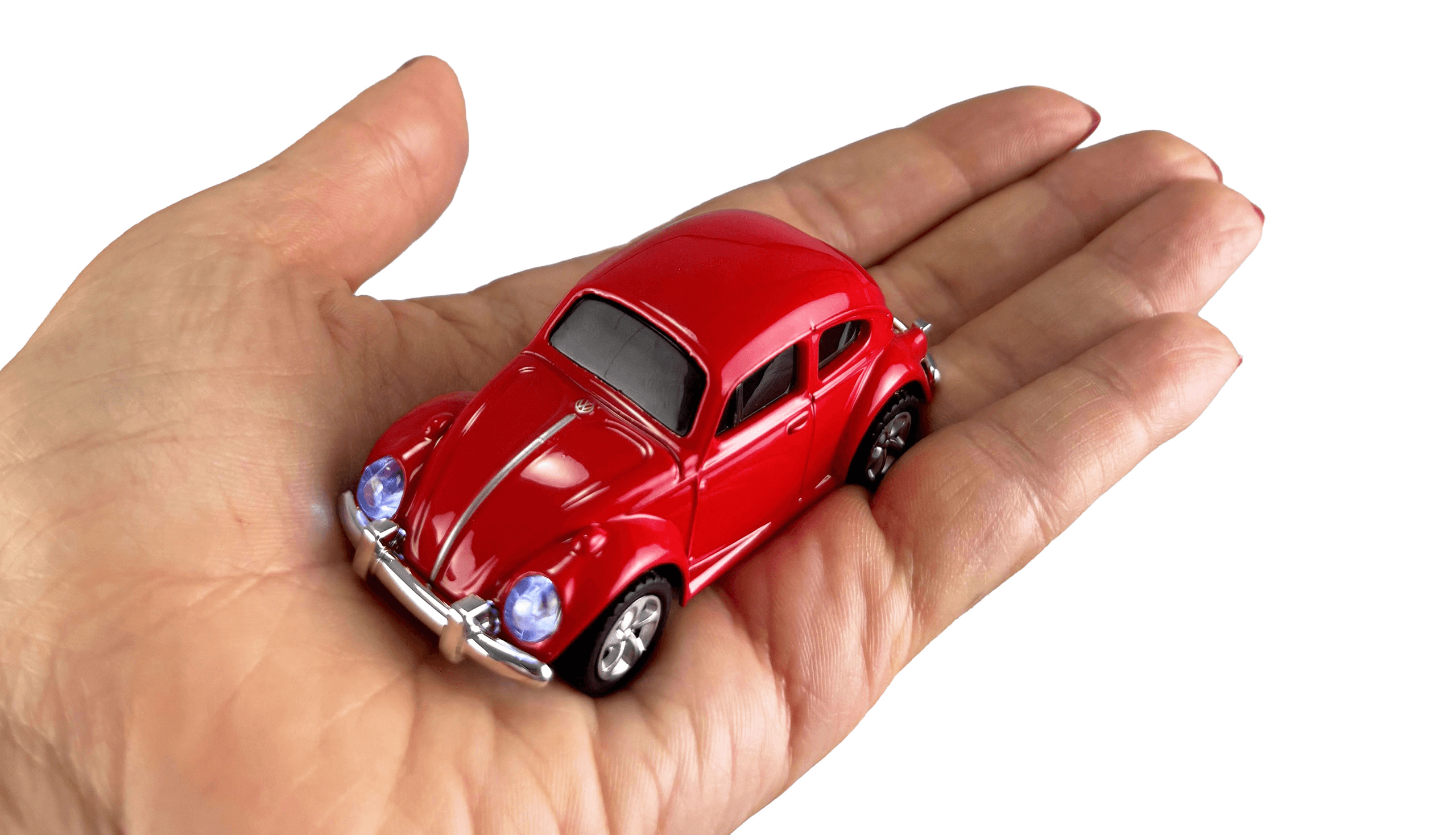 Amewi VW Käfer 1300 mit Kartenfernsteuerung 1:64 RTR – Rot