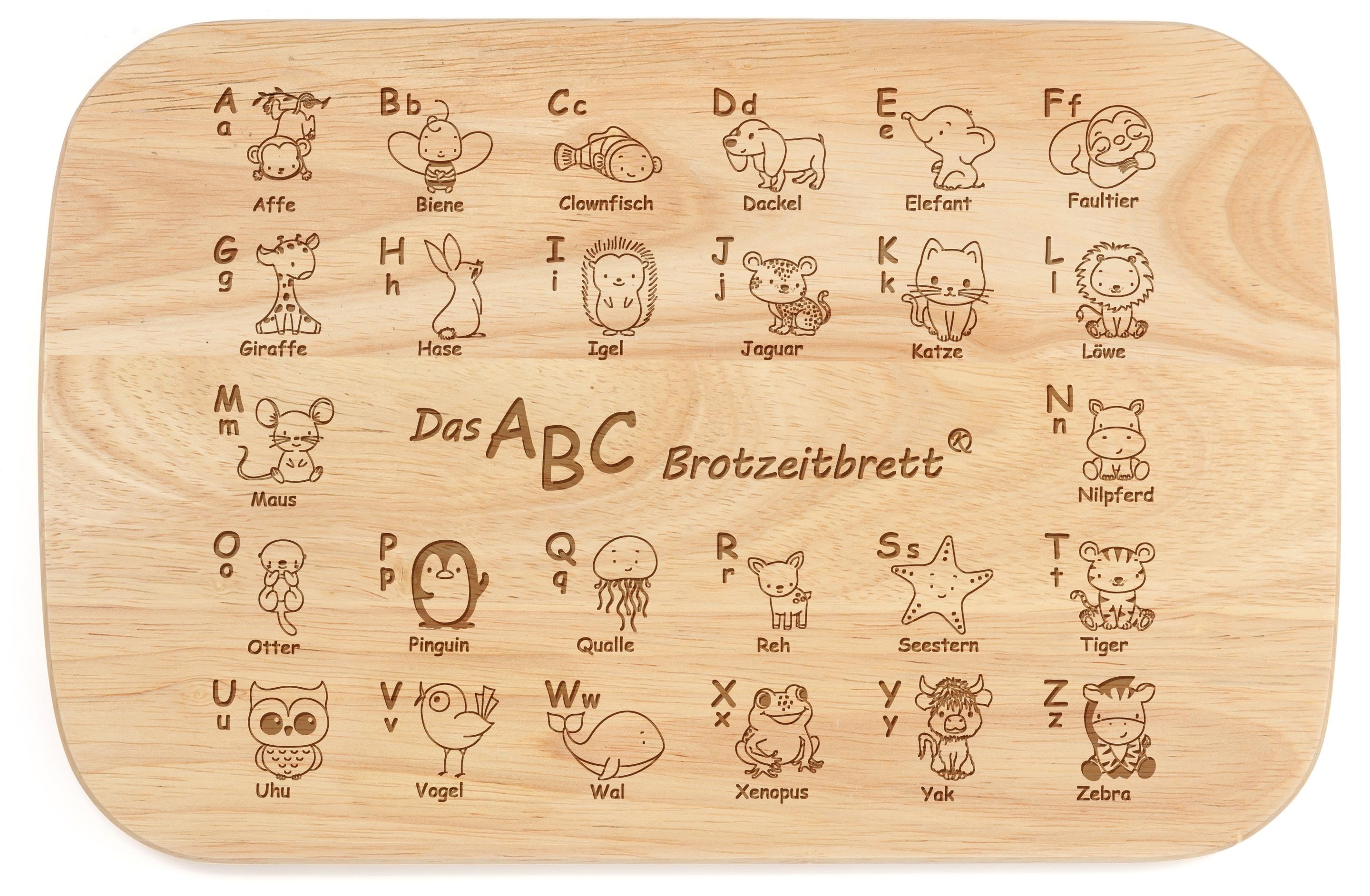 STADTBLICK Brotzeitbrett ABC