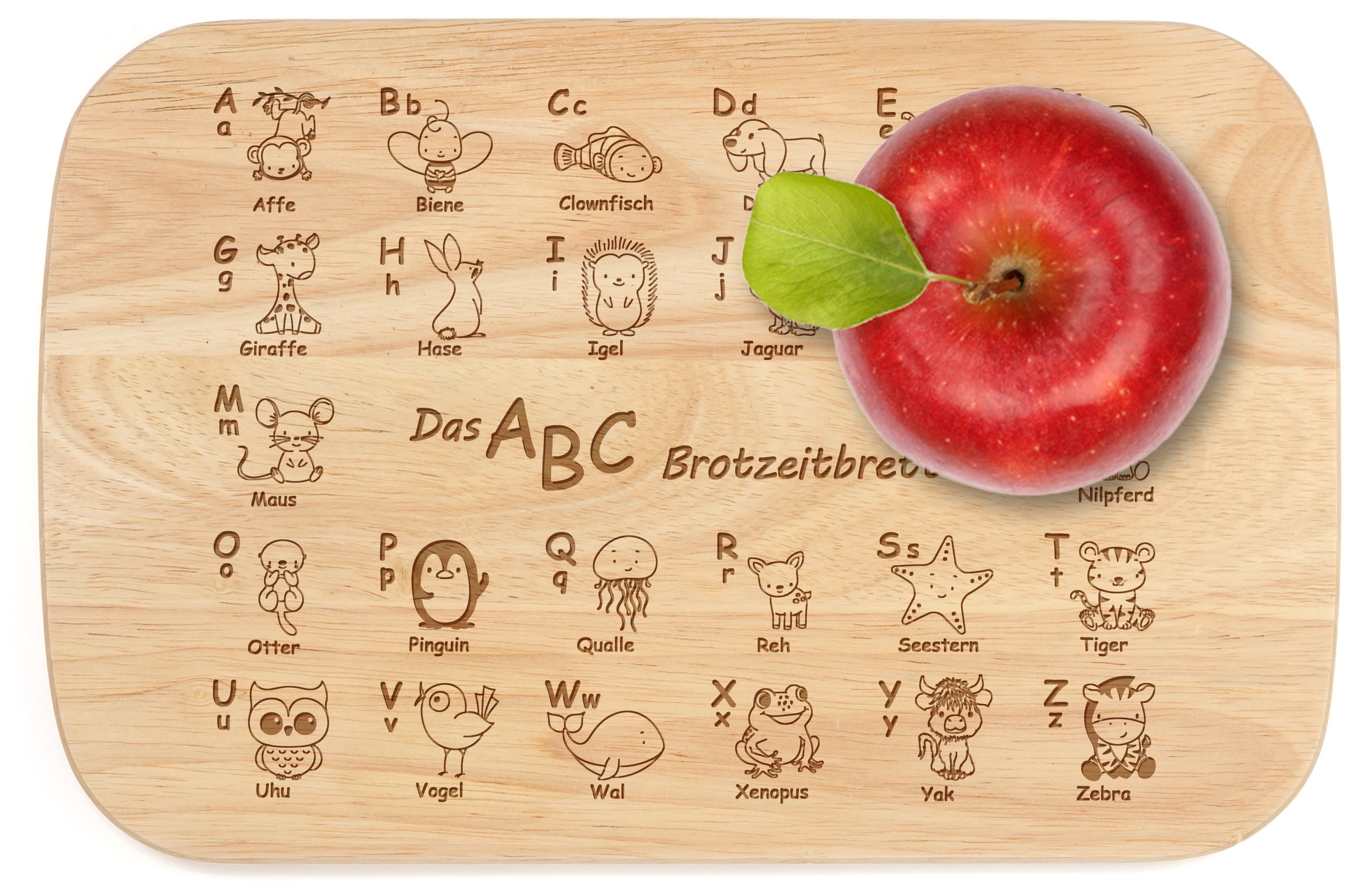 Produktbild STADTBLICK Brotzeitbrett ABC 2 von 3