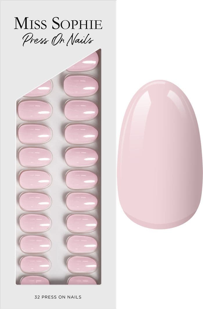 MISS SOPHIE Press On Nails Short Round Ever Nude