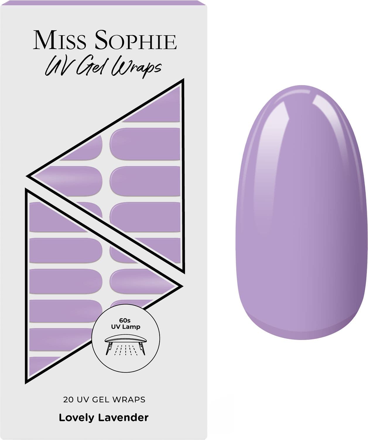 MISS SOPHIE UV Gel Wraps Lovely Lavender