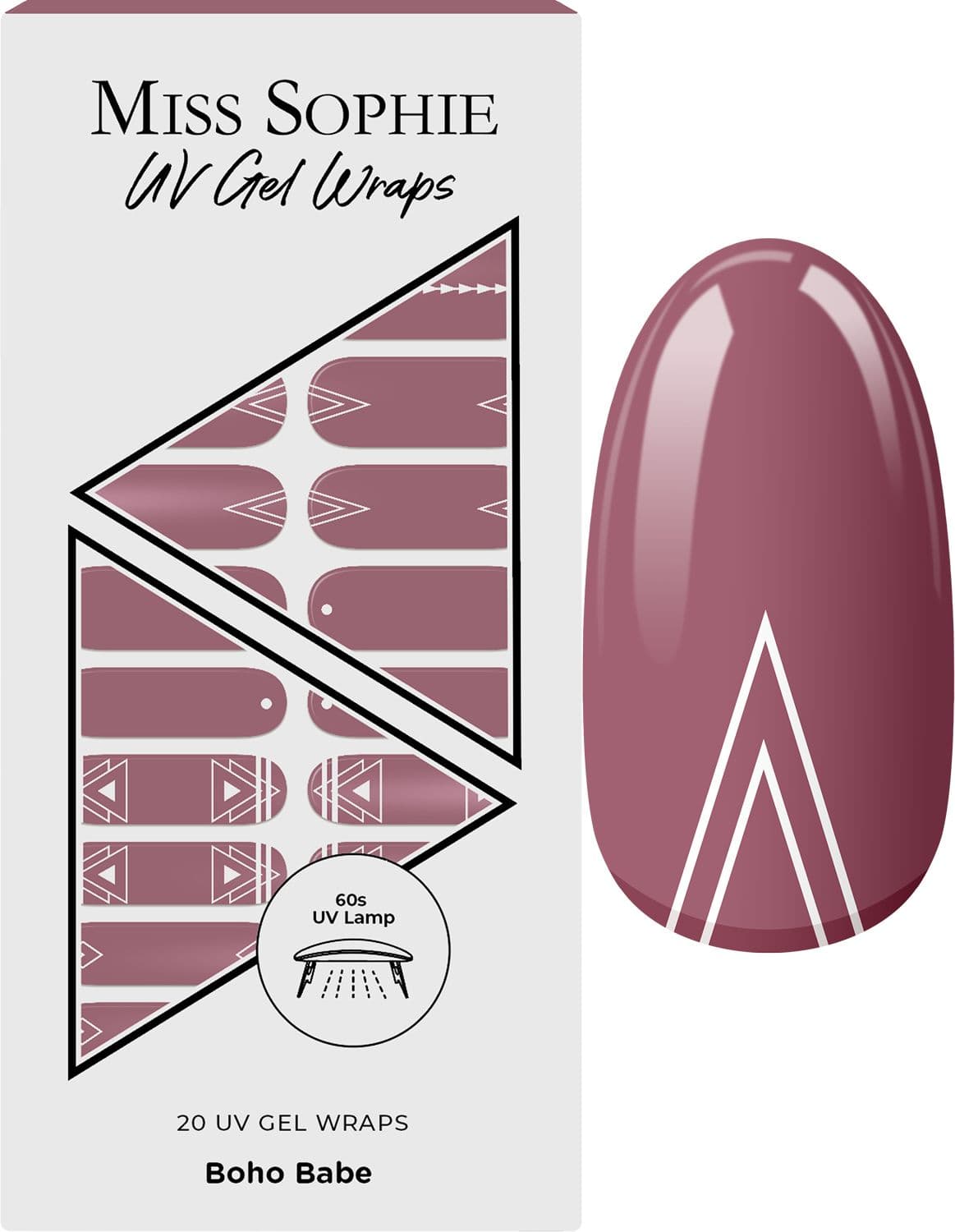 MISS SOPHIE UV Gel Wraps Boho Babe