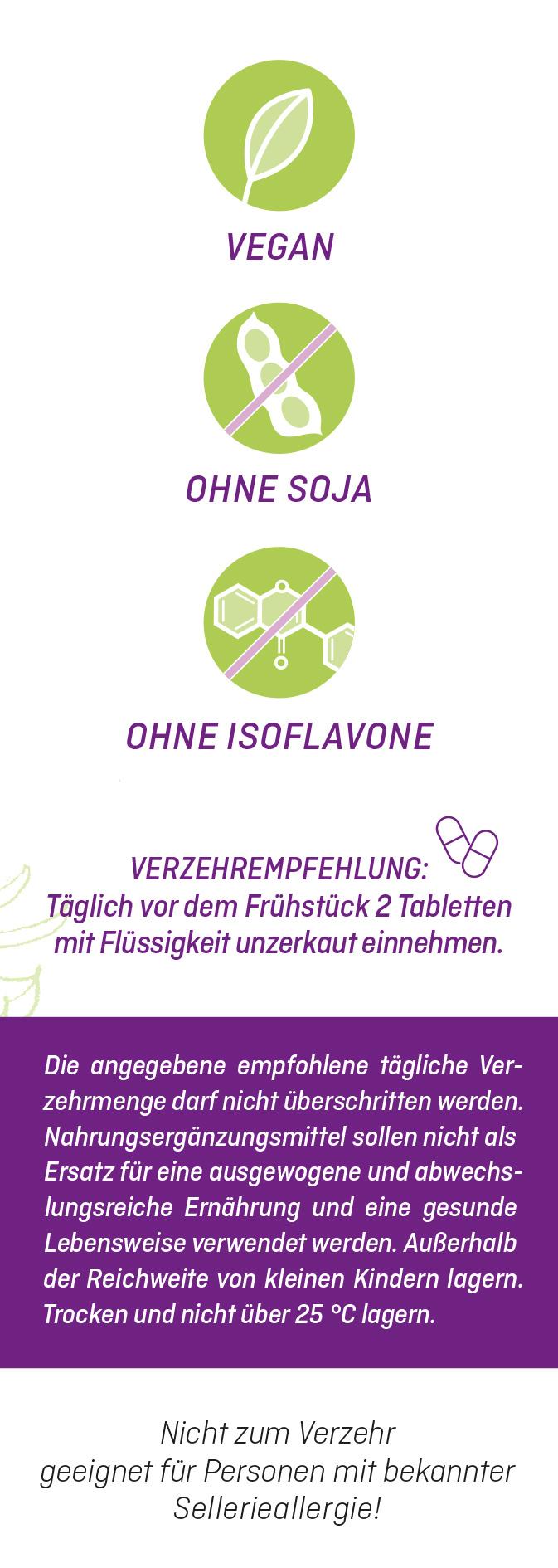 Produktbild menoelle Tabletten für Frauen in den Wechseljahren mit EstroG 100 Extrakt 2 von 4