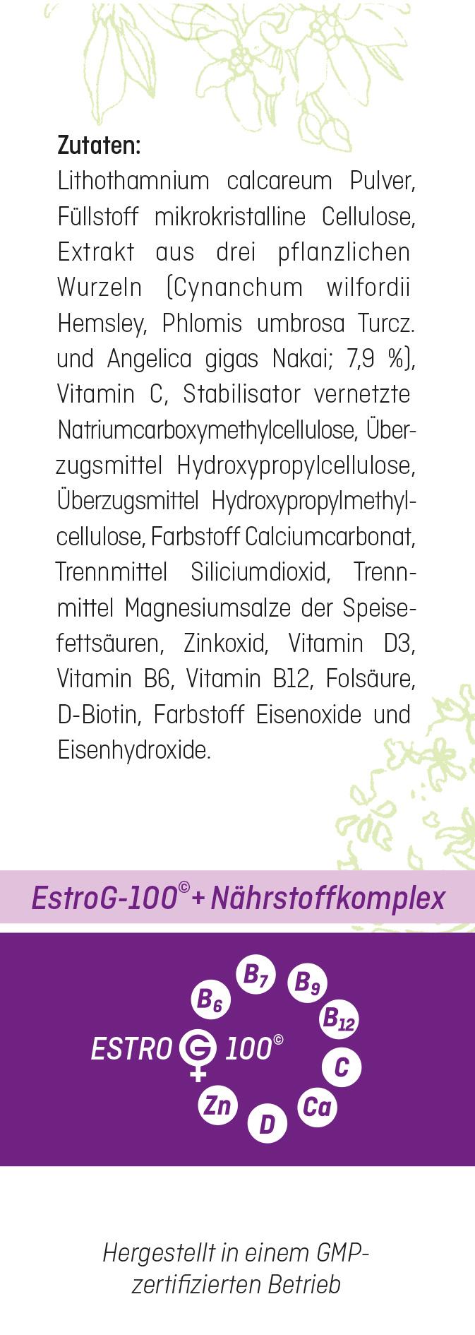 Produktbild menoelle Tabletten für Frauen in den Wechseljahren mit EstroG 100 Extrakt 4 von 4