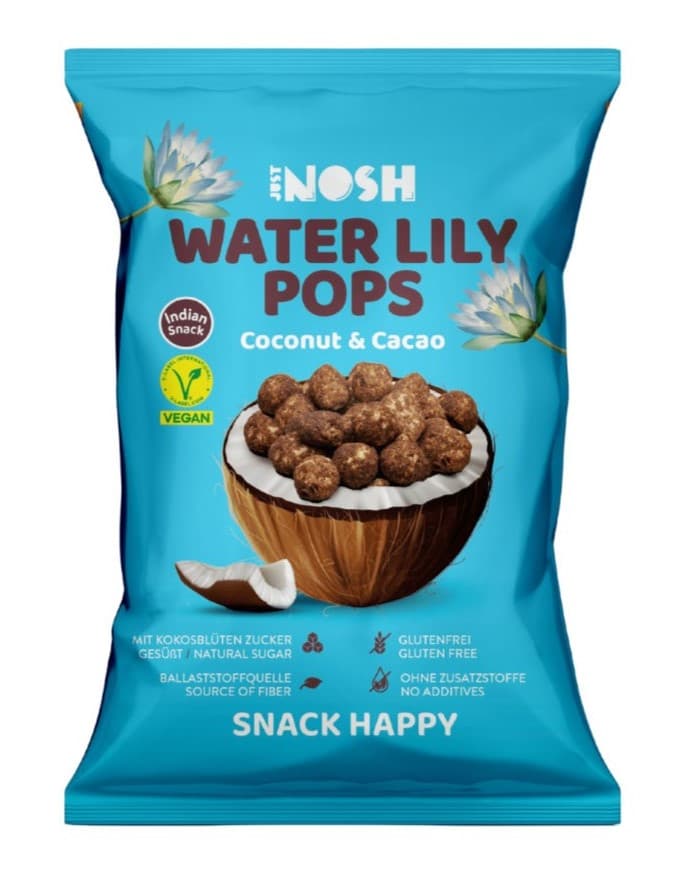 JUST NOSH Water Lily Pops Coconut & Cacao