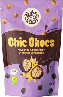 HÜLSENREICH Bio Chic Chocs Knusprige Kichererbsen in dunkler Schokolade