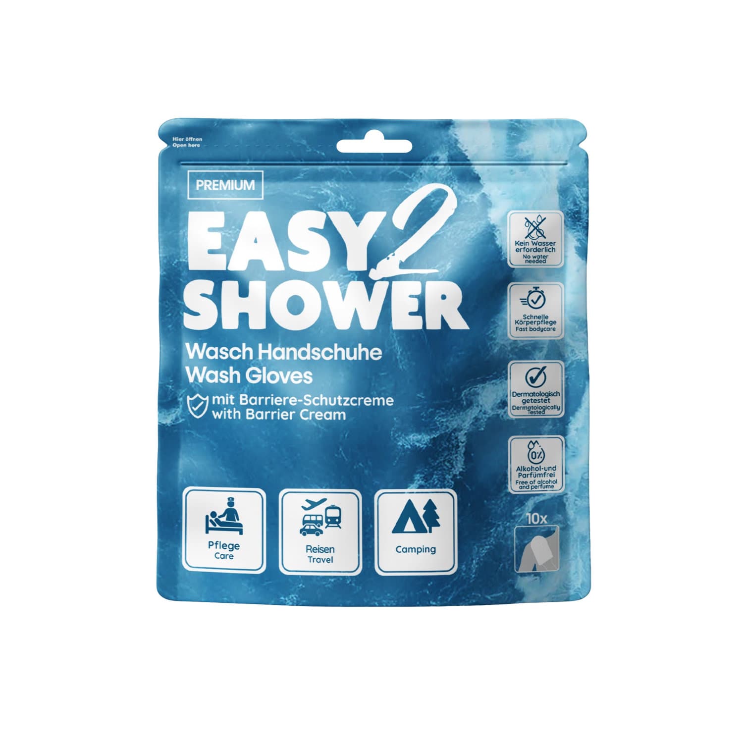 EASY2SHOWER Wasch Handschuhe