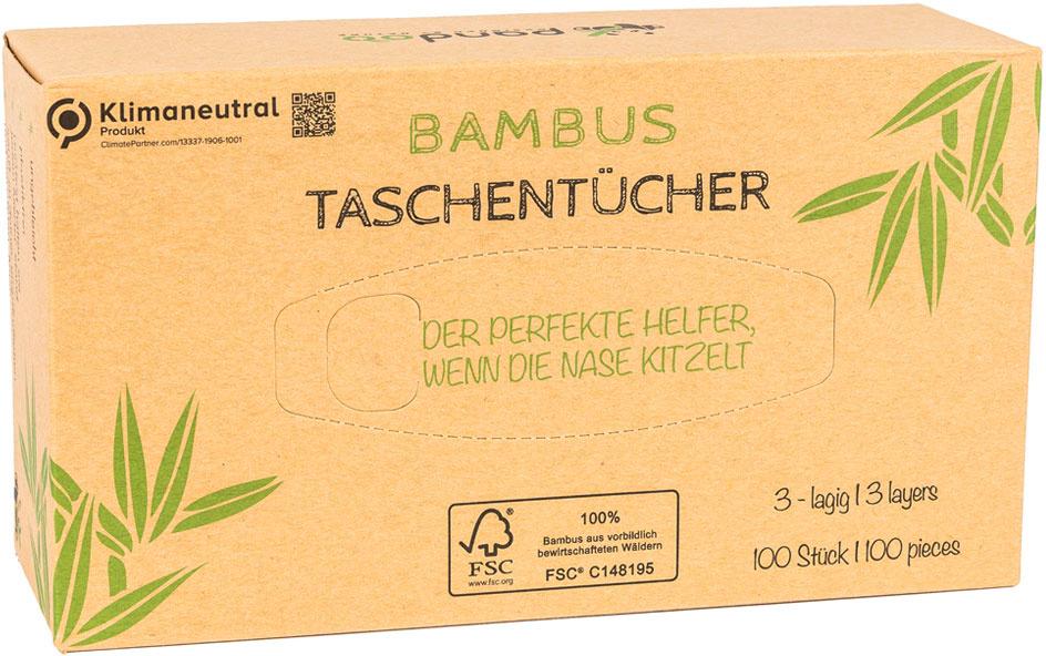 pandoo Bambus-Taschentücher
