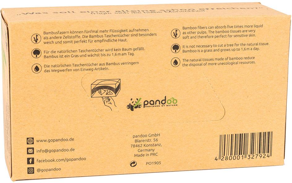 Produktbild pandoo Bambus-Taschentücher 2 von 5
