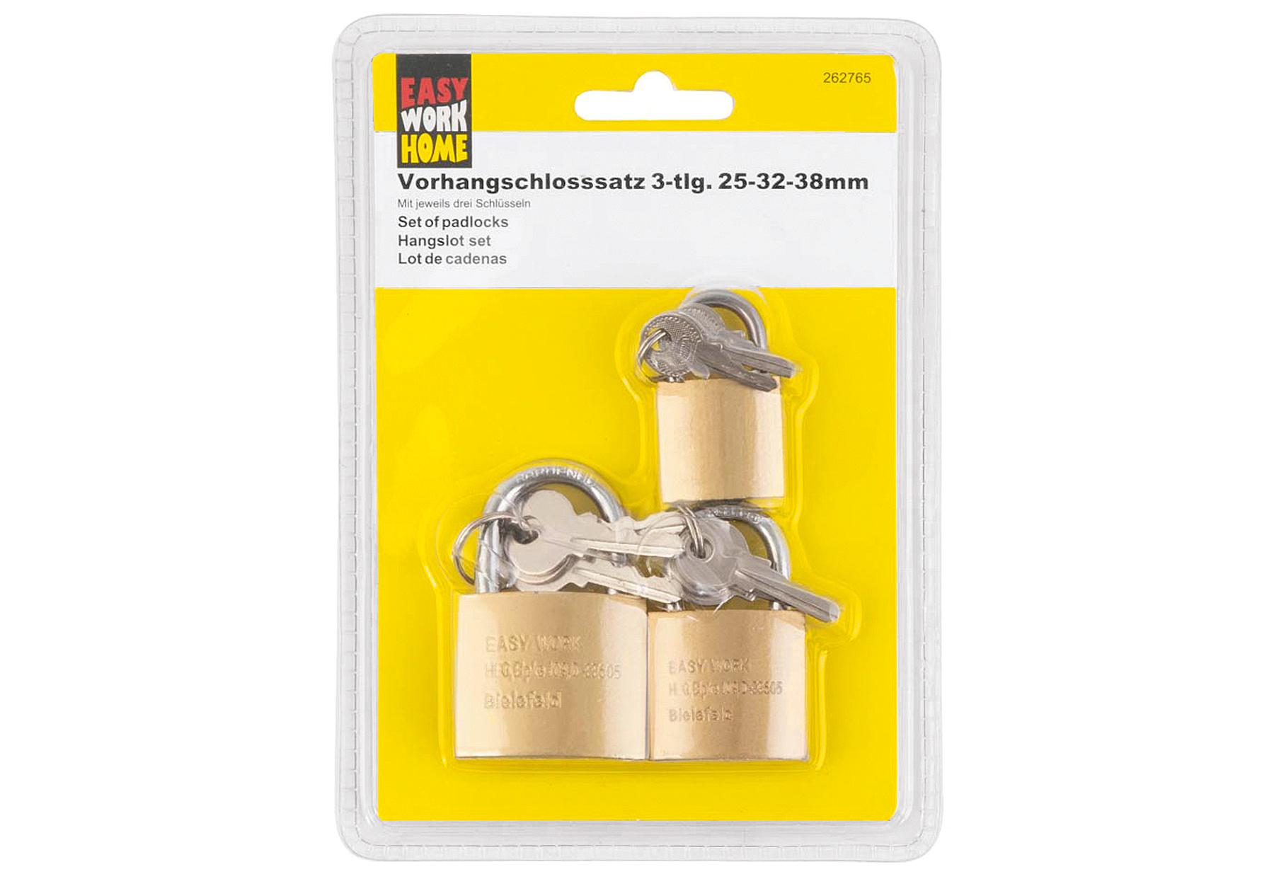 Produktbild EASY WORK Vorhangschlosssatz 3-teilig 3 von 3