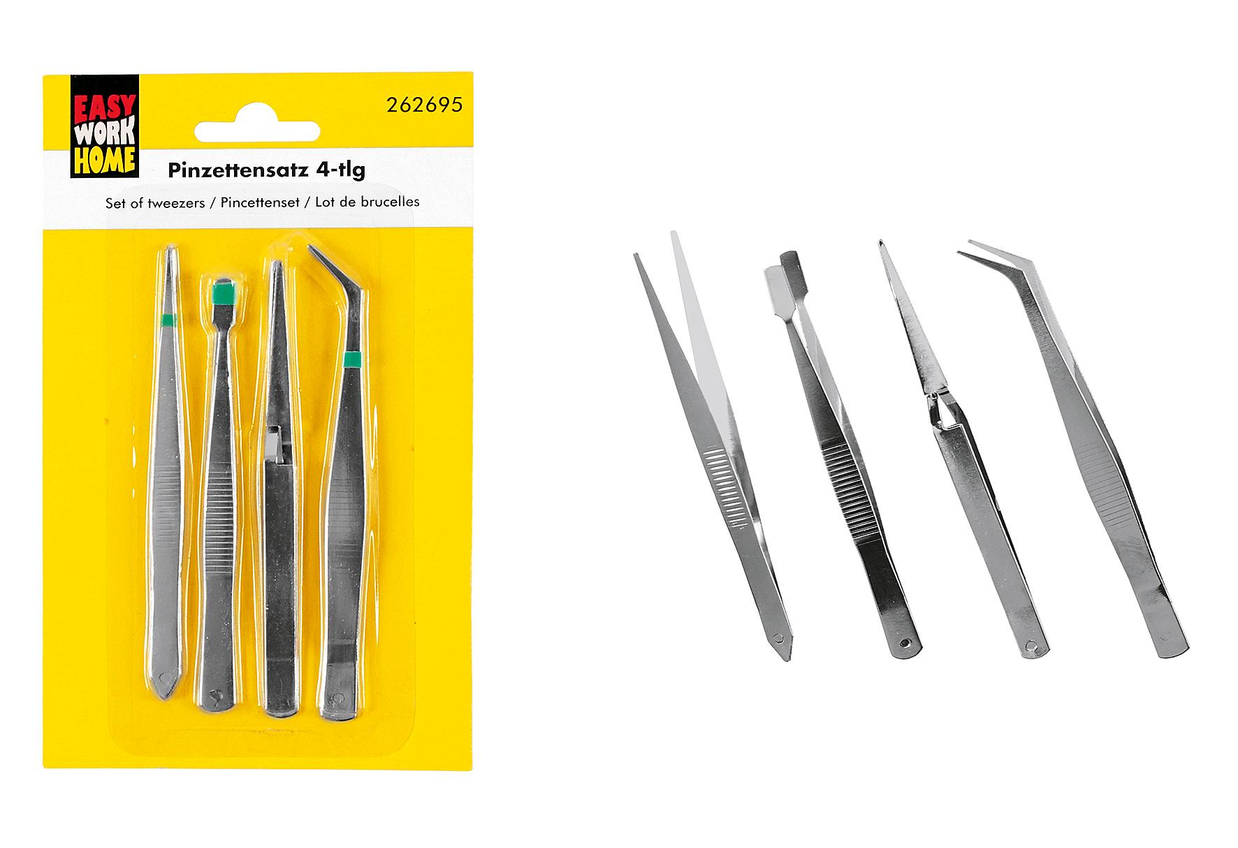 Produktbild EASY WORK Pinzettensatz 4teilig 3 von 3