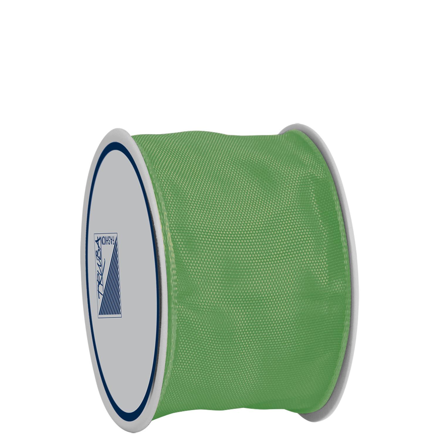 TRUBA Drahtkantenband auf Rolle 40mm x 3m apfelgrün