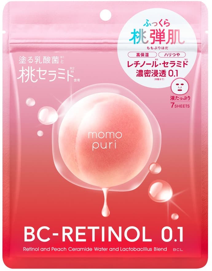 BCL Momopuri Moist Barrier Serum Mask Rc