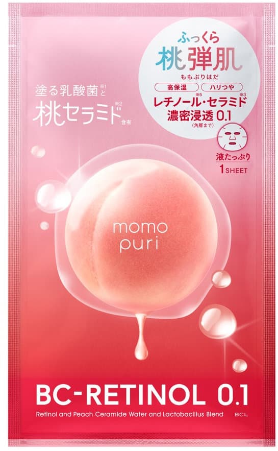 BCL Momopuri Moist Barrier Serum Mask Rc