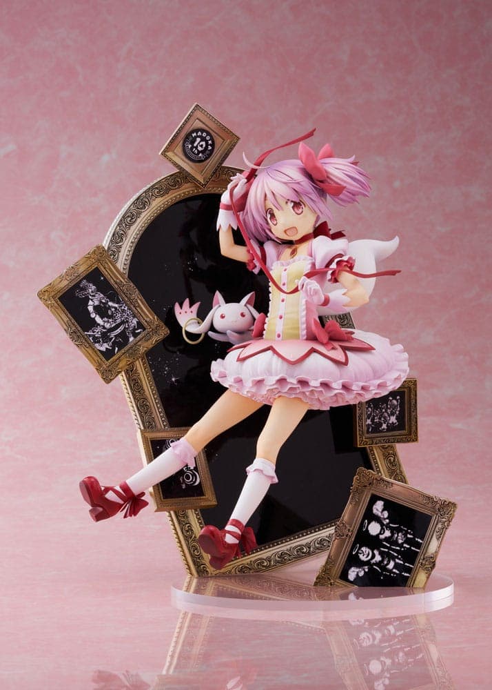 Aniplex Puella Magi Madoka Magica Madoka Kaname & Kyubey 10th Anniversary PVC-Statue 1/7, 25,5 cm