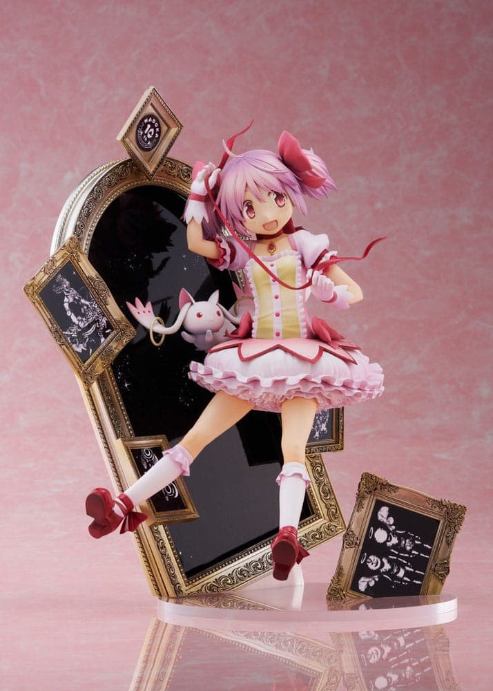 Aniplex Puella Magi Madoka Magica Madoka Kaname & Kyubey 10th Anniversary PVC-Statue 1/7, 25,5 cm