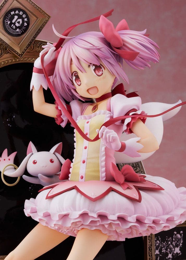 Aniplex Puella Magi Madoka Magica Madoka Kaname & Kyubey 10th Anniversary PVC-Statue 1/7, 25,5 cm