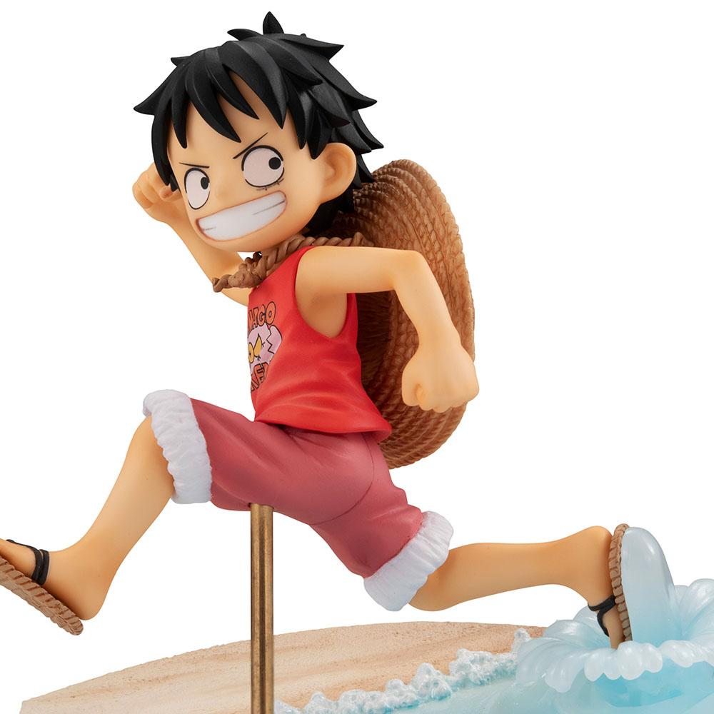 Produktbild One Piece G.E.M. Serie PVC Statue Monkey D. Luffy Run! Run! Run! 12 cm 2 von 6