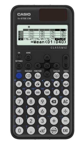 CASIO wissenschaftlicher Schulrechner FX-87DE CW ClassWiz