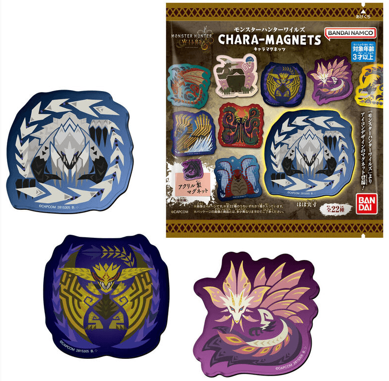 Monster Hunter Wilds Character Magnets