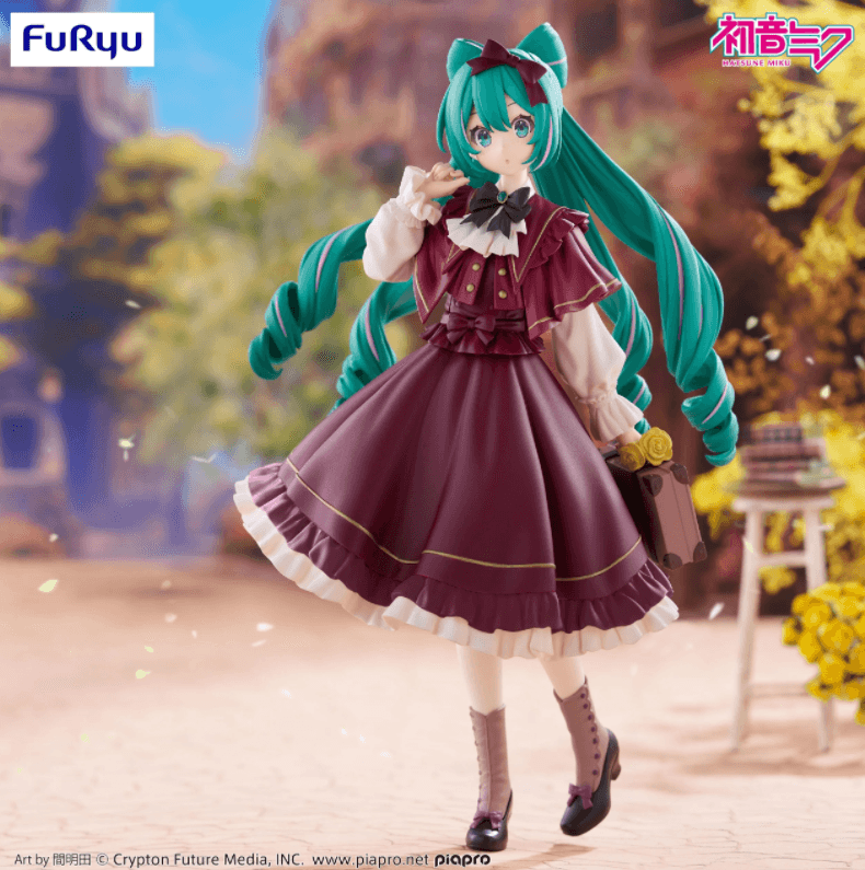 FuRyu Hatsune Miku Classical Retro Trio-Try-iT PVC-Statue, 19 cm